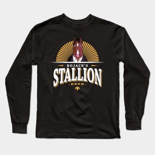 Bojack Horseman Stallion Beer Long Sleeve T-Shirt